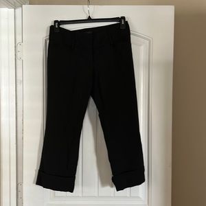 Express capri black dress pants